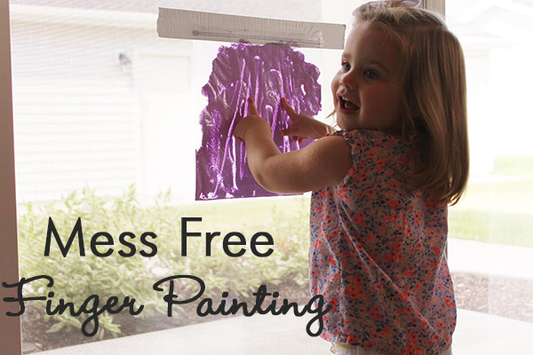 Mess Free Finger Painting