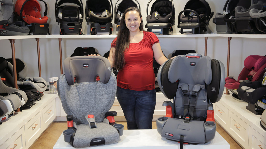 Video: Comparing the Britax Highpoint v. Grow With You Clicktight Plus - The Baby Cubby