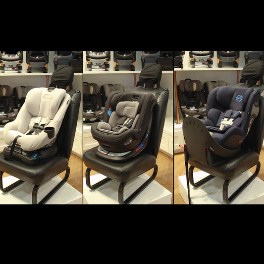 Video: Rotating Convertible Car Seat Comparison