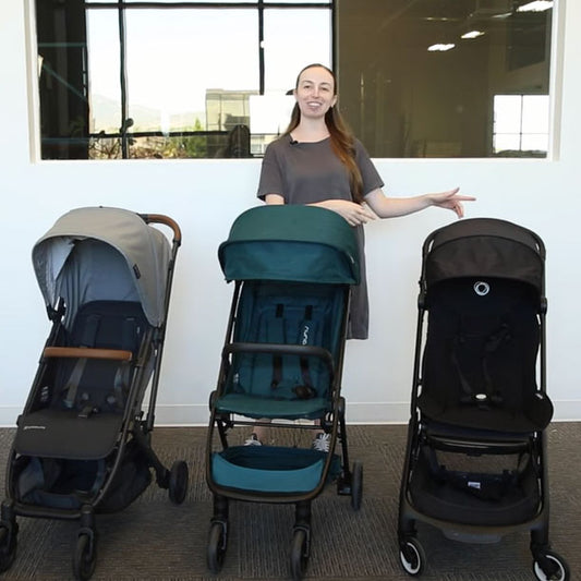 Video: Travel Stroller Comparison Nuna TRVL vs. UPPAbaby MINU vs. Bugaboo Butterfly