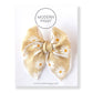 Modern Piggy Petite Party Bow - Nylon Headband - Daisy