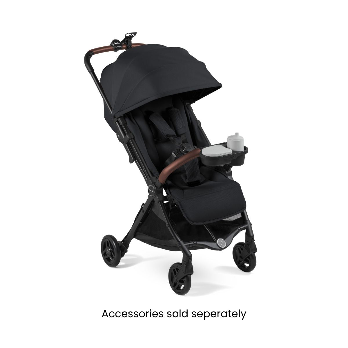 Silver Cross Jet 5 Compact Stroller - Black