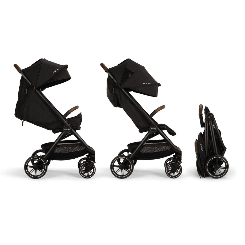 Nuna TRVL LX Stoller and PIPA Urbn Car Seat Travel System - Caviar