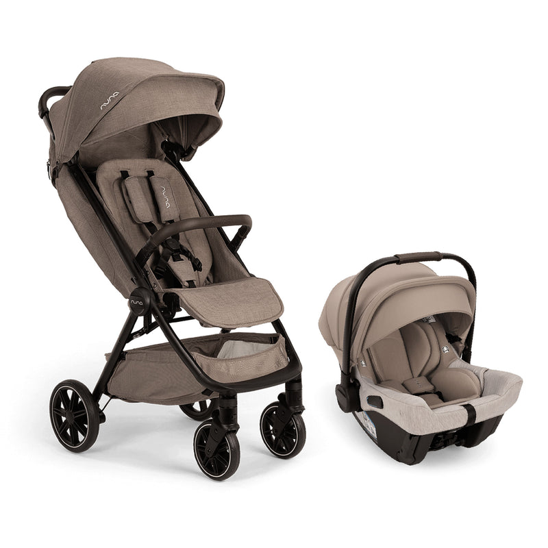 Nuna TRVL LX Stoller and PIPA Urbn Car Seat Travel System - Cedar