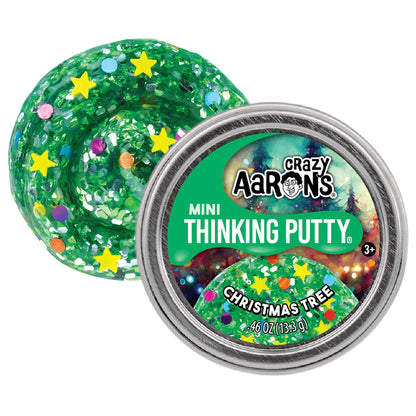 Crazy Aaron's Mini Thinking Putty - Christmas Tree