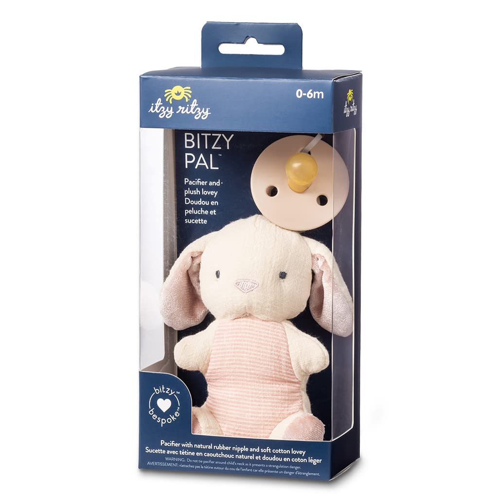 Bitzy Pal Natural Rubber Pacifier & Lovey