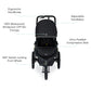 BOB Alterrain Pro Jogging Stroller Features - Black