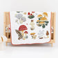 Clementine Kids Cotton Muslin Reversible Quilt - Mushroom