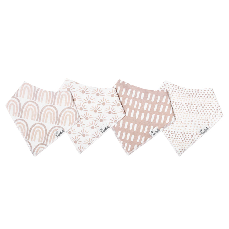 Copper Pearl Baby Bandana Bibs - Bliss