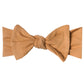 Copper Pearl Knit Headband Bow - Dune