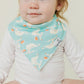 Little girl wears Copper Pearl Single Holiday Bandana Bib - Nightmare Before Christmas - Zero