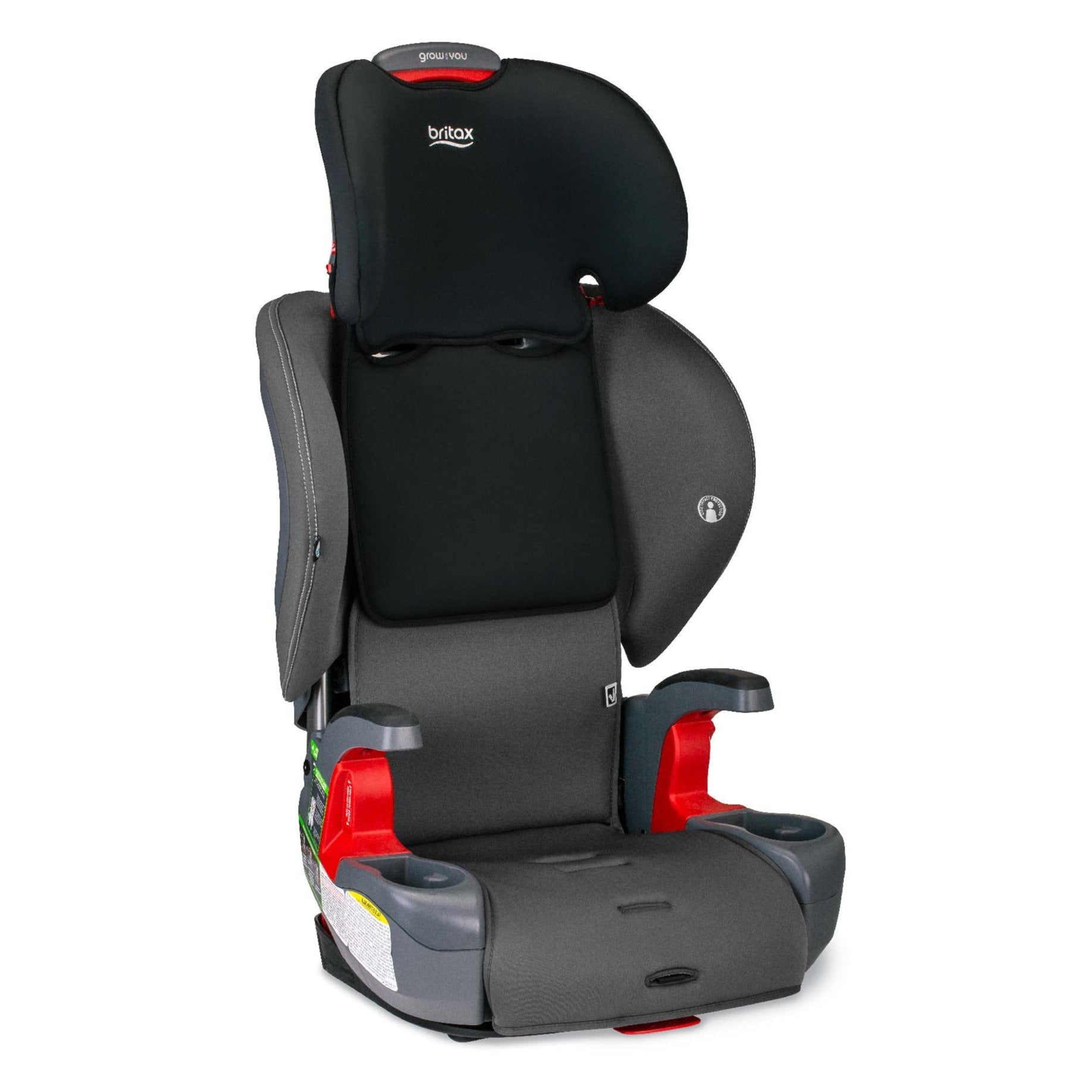 Britax Grow With You Harness-2-Booster Seat - Mod Black Safewash