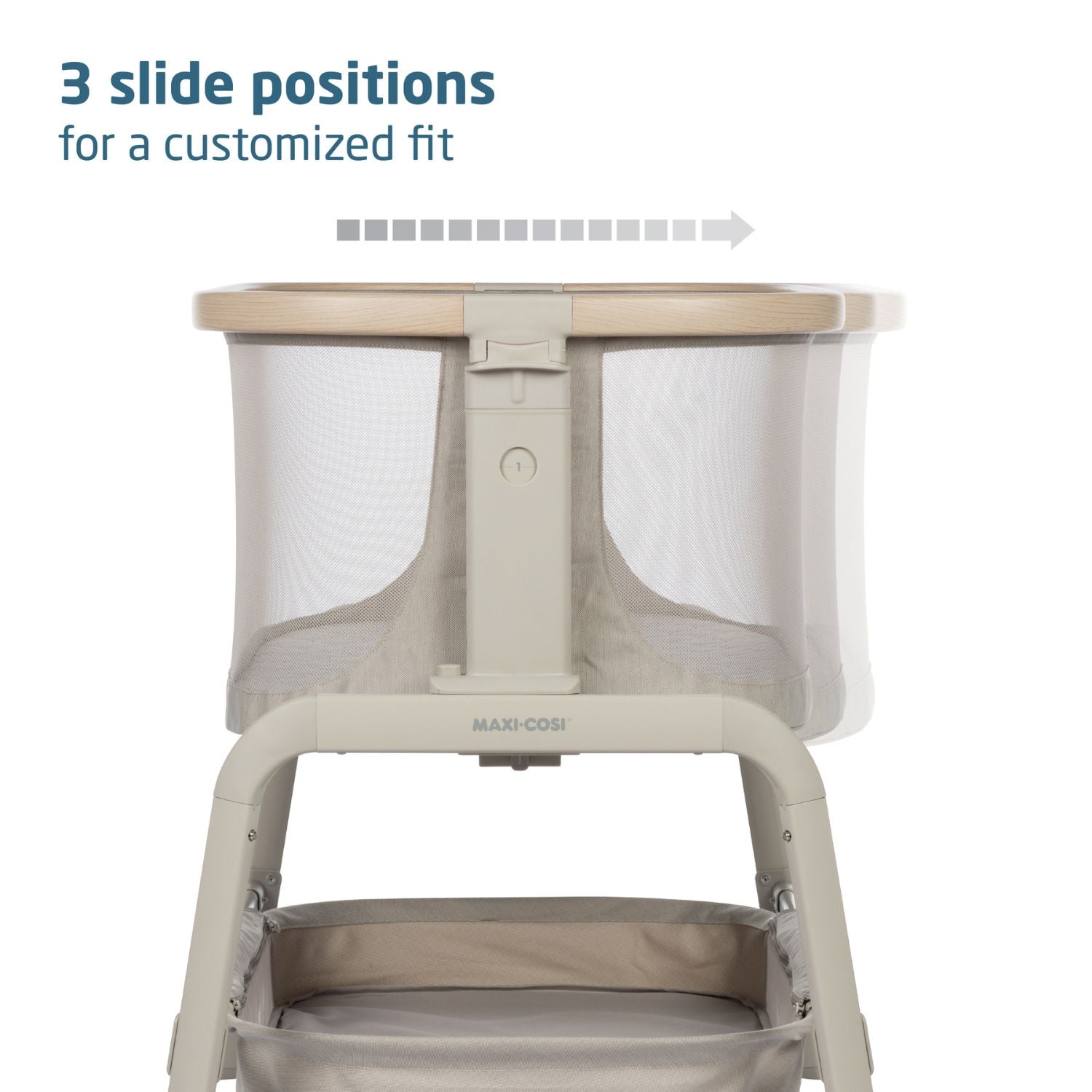 Maxi-Cosi Iora Bedside Bassinet - Classic Oat