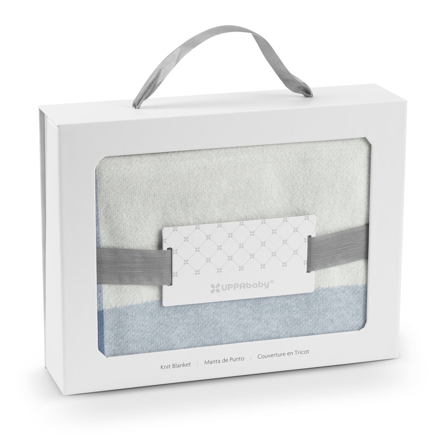 UPPAbaby Knit Blanket - Blue in packaging