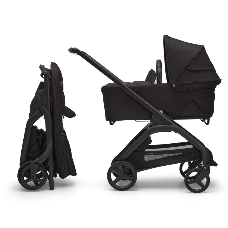 Bugaboo Dragonfly Complete Stroller in Bassinet Mode - Black/Midnight Black