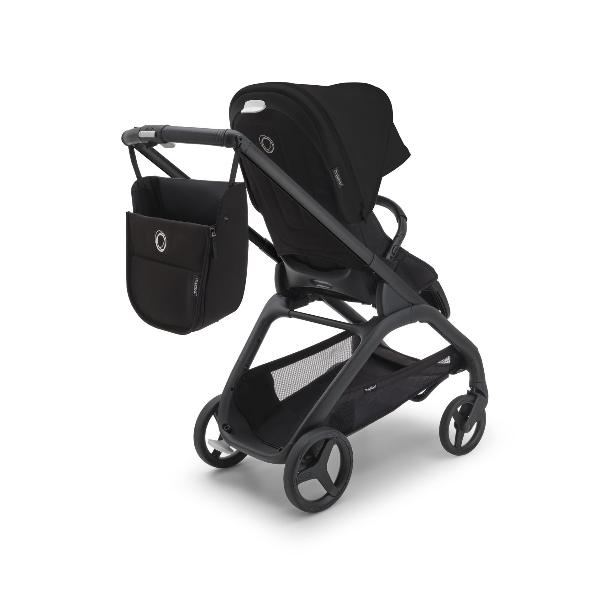 Bugaboo Dragonfly Complete Stroller with Seat and Bassinet - Black/Midnight Black