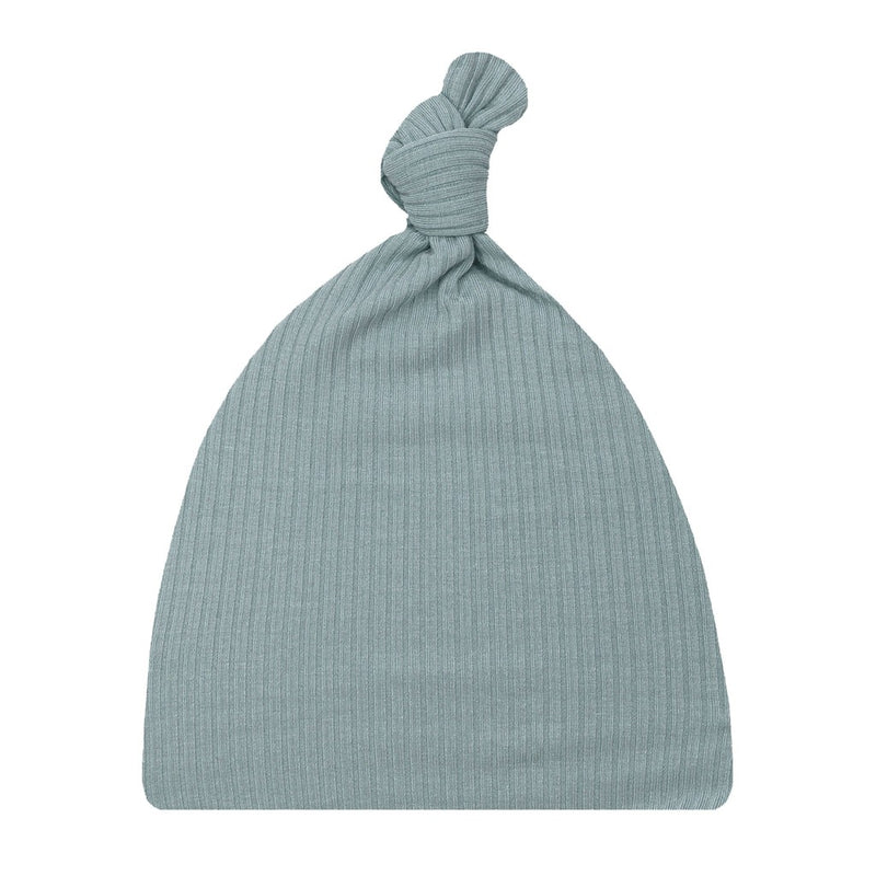 Lou Lou and Company Ribbed Top Knot Hat - Ford