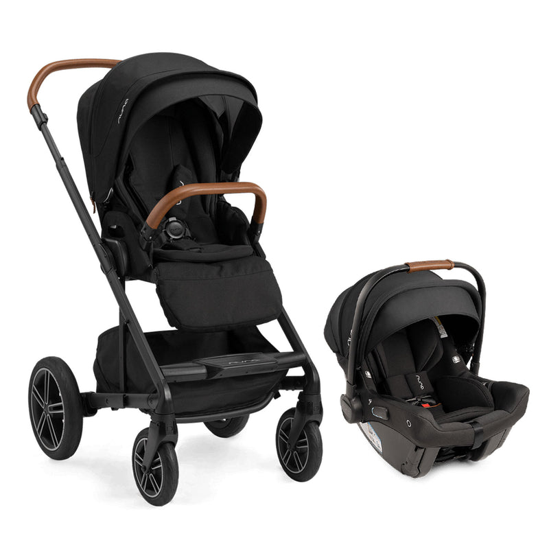 Nuna MIXX Next Stroller and PIPA Urbn Car Seat Travel System - Caviar