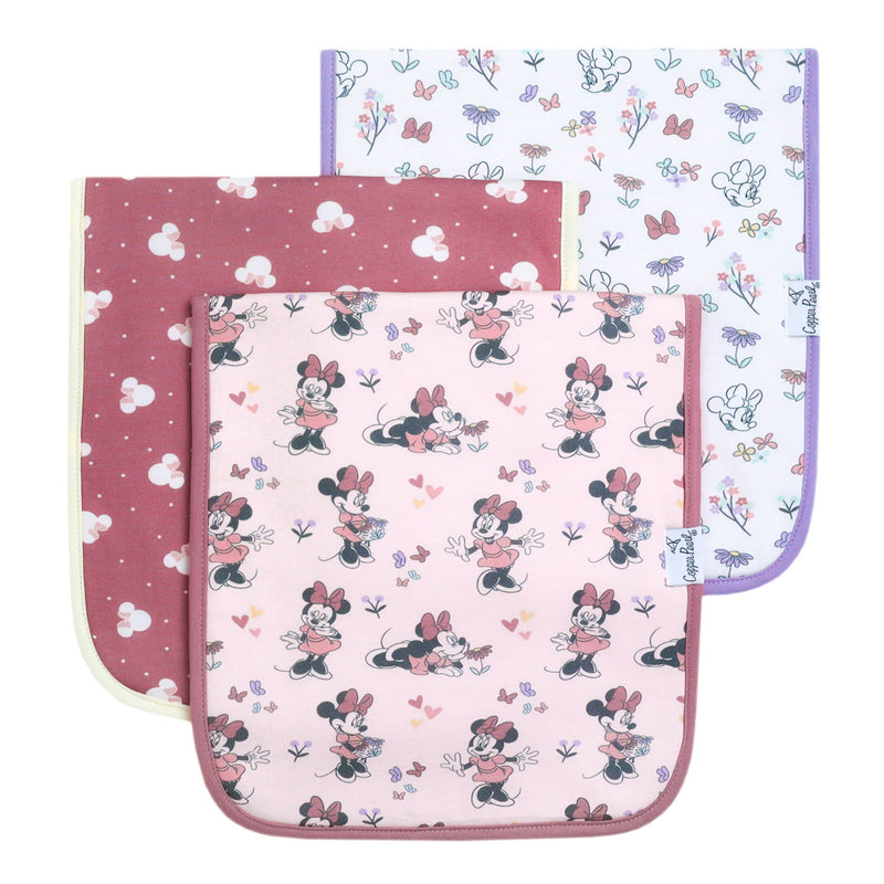 Copper Pearl 3-Pack Burp Cloth Set - Minnie Mouse