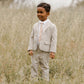 Boy wearing Noralee Sebastian Pant - Fog