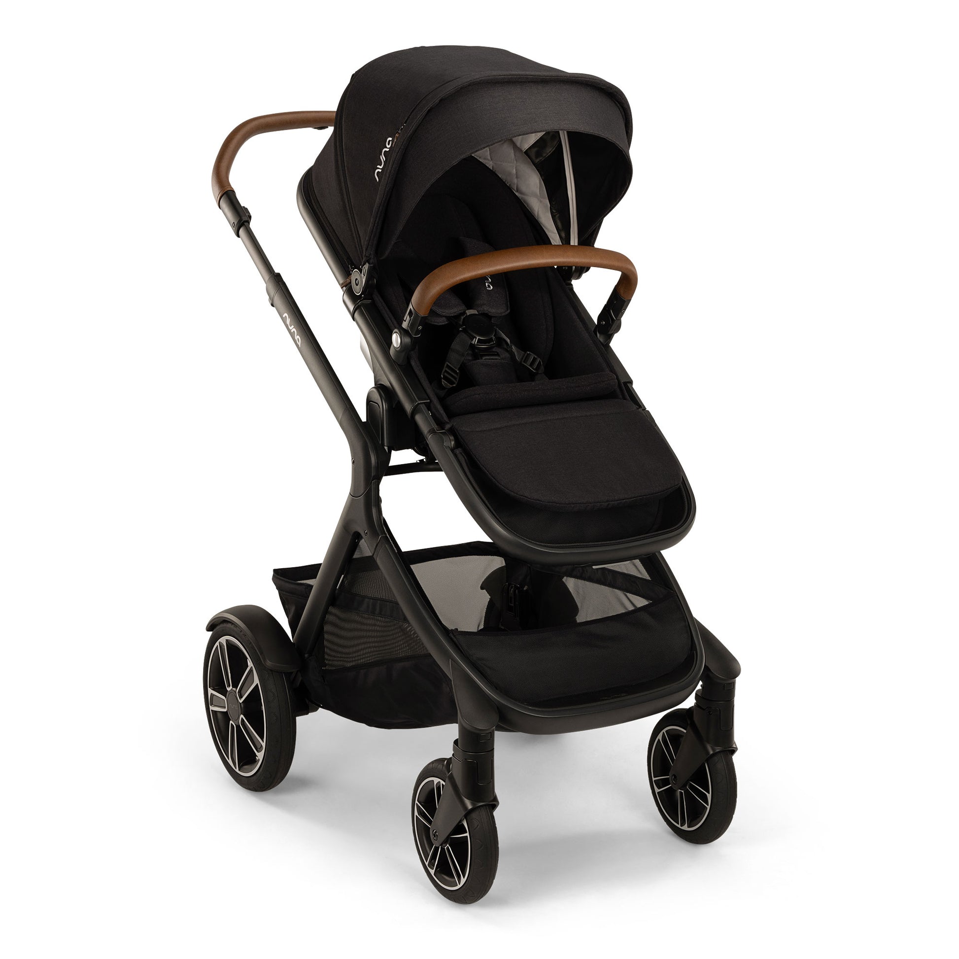 Nuna DEMI Next Stroller and PIPA Urbn Car Seat Travel System - Caviar