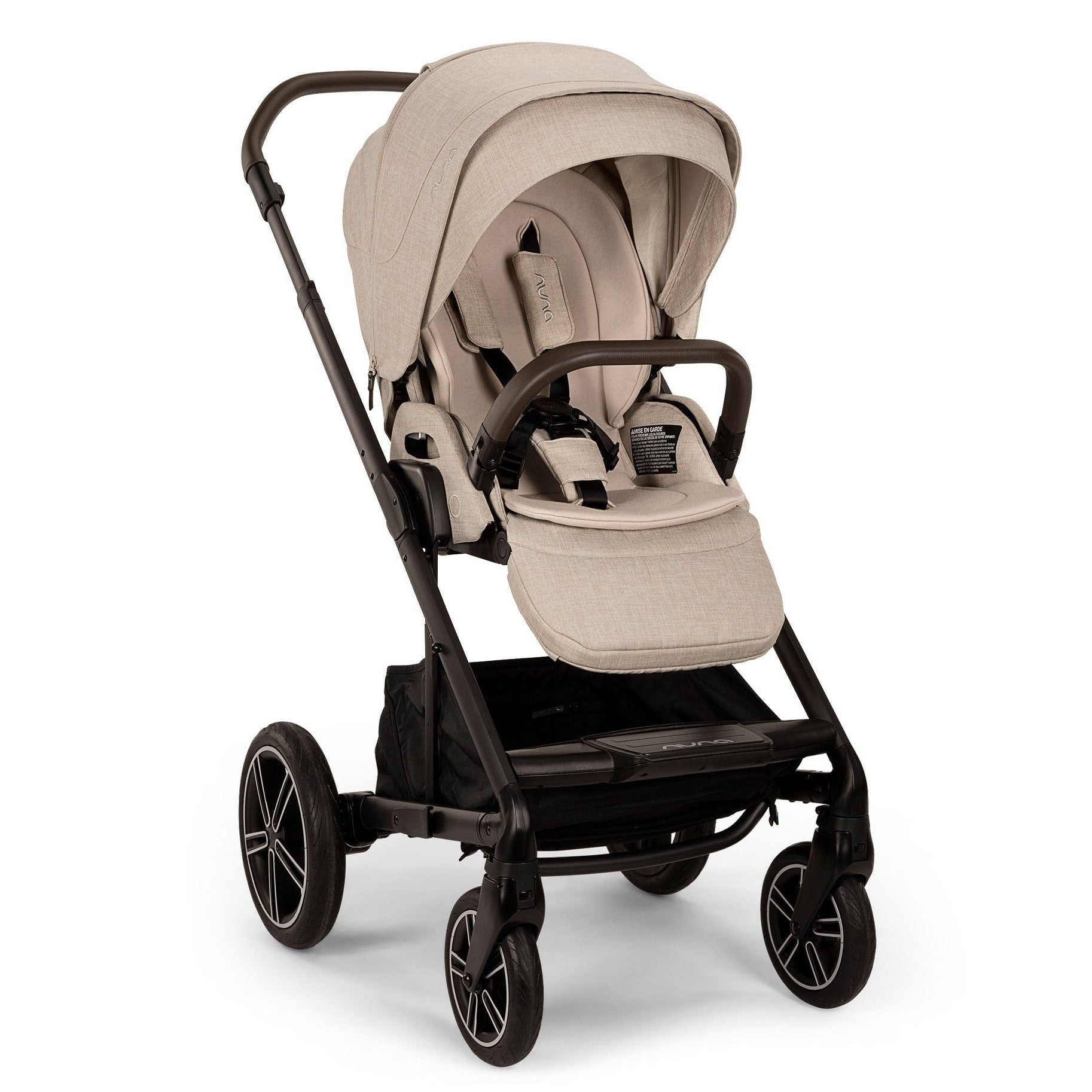 Nuna MIXX Next Stroller with Magnetic Buckle - Biscotti