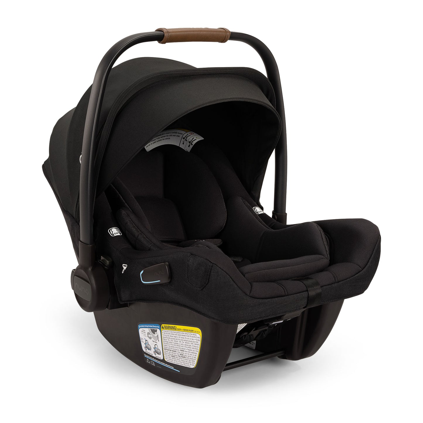 Nuna PIPA Aire RX Infant Car Seat with RELX Base - Caviar