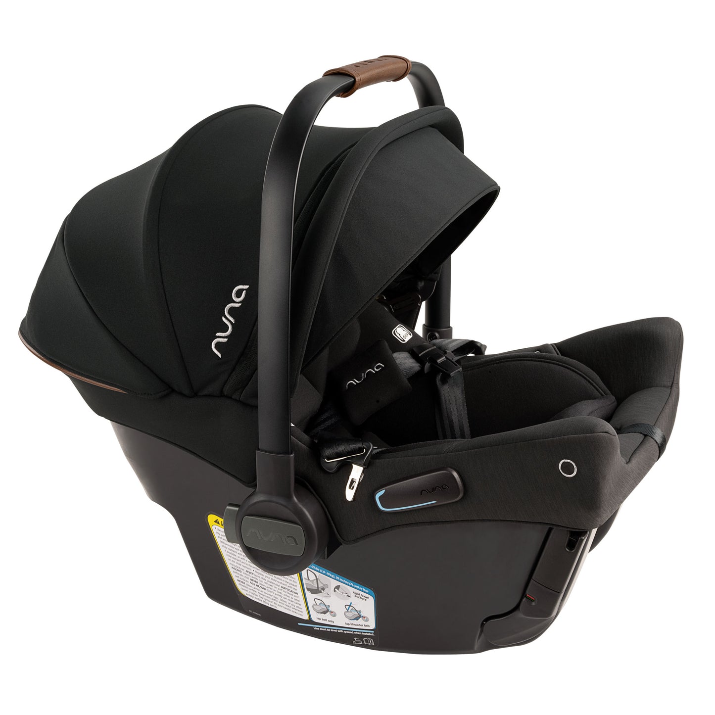 Nuna TRVL LX Stoller and PIPA Urbn Car Seat Travel System - Caviar