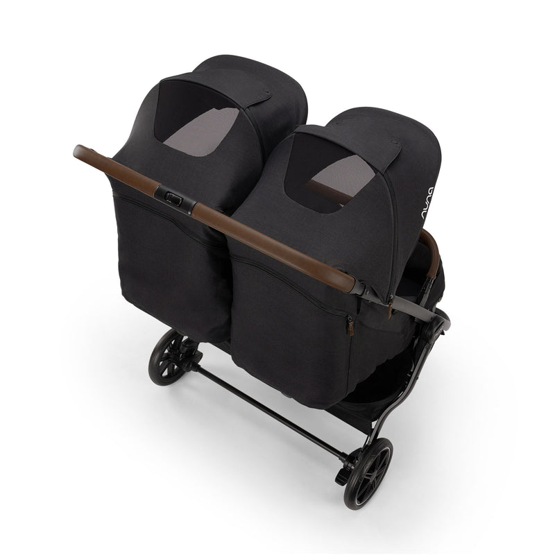 Nuna TRVL Dubl Stroller - Caviar