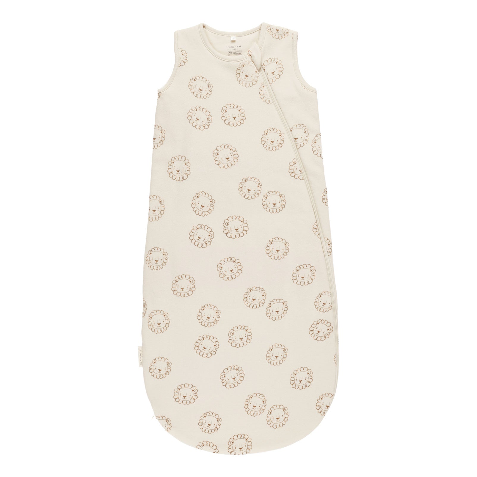 Quincy Mae Jersey Sleep Bag - Lions - Natural