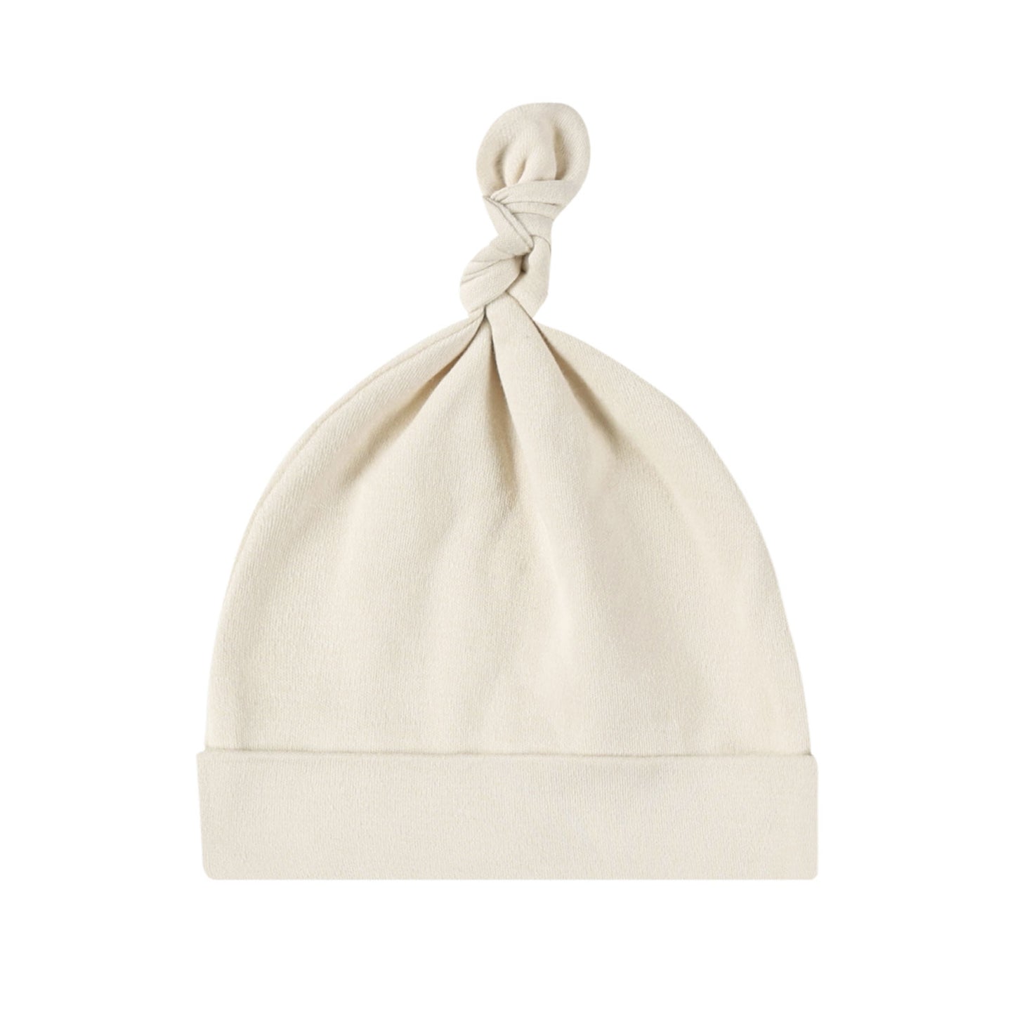 Quincy Mae Knotted Baby Hat - 0-6M - Natural