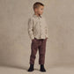 Boy wearing Rylee and Cru Kalen Pant - Plum