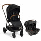 Nuna TRIV Next Stroller and PIPA Urbn Car Seat Travel System - Caviar