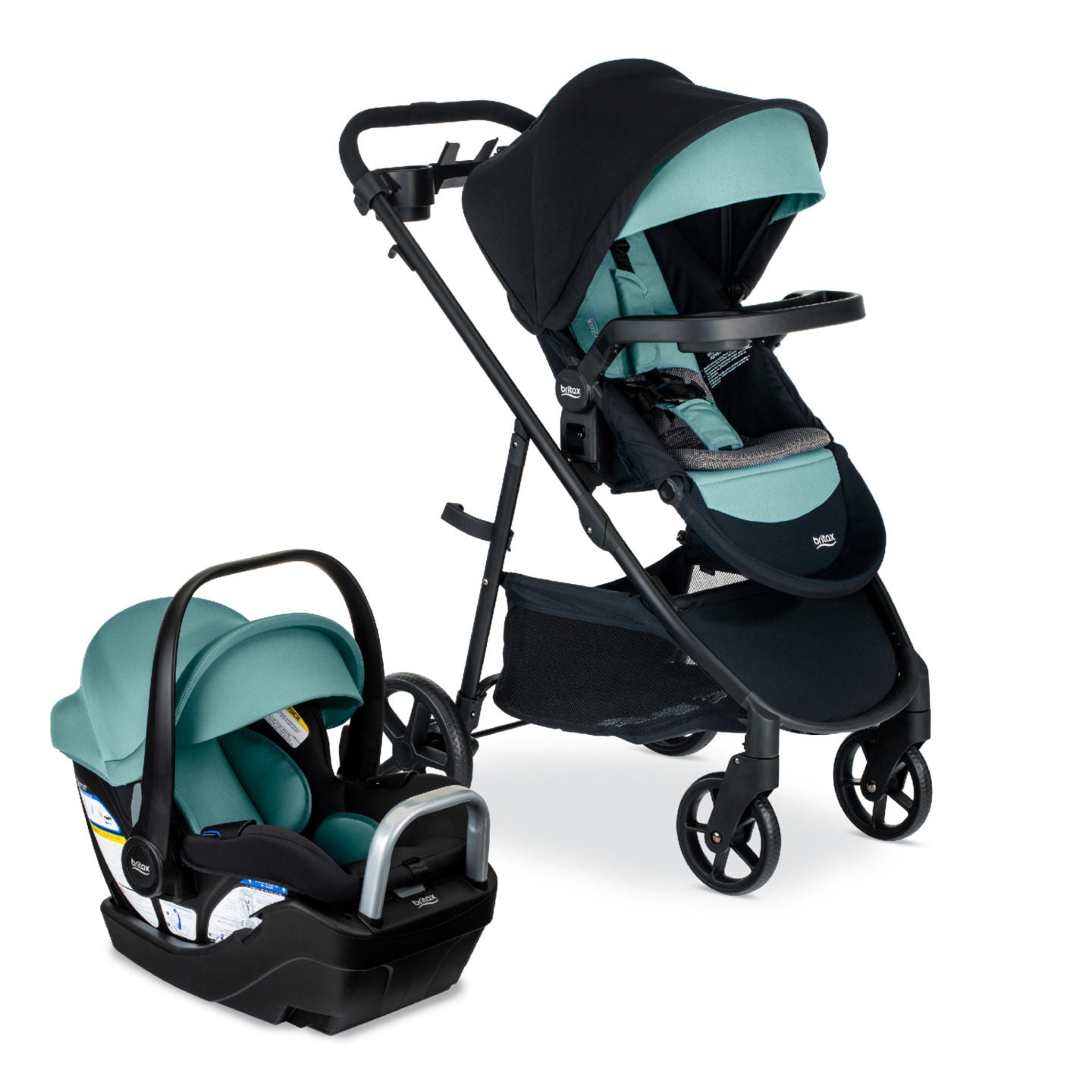 Britax Willow Brook S+ Travel System - Jade Onyx