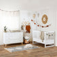 Dadada Austin 5-Drawer Dresser - White / Natural in nursery