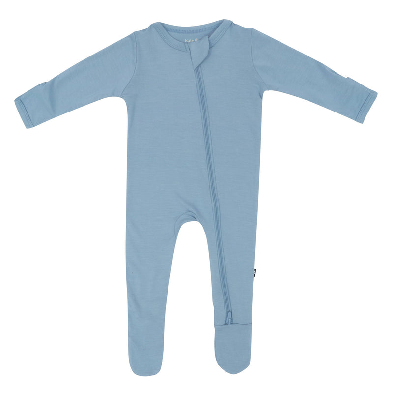 Kyte Baby Zippered Footie - Slate