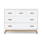 Dadada Soho 5-Drawer Dresser - 2.0 - White / Walnut