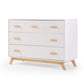 Soho 5-Drawer Dresser - White / Natural