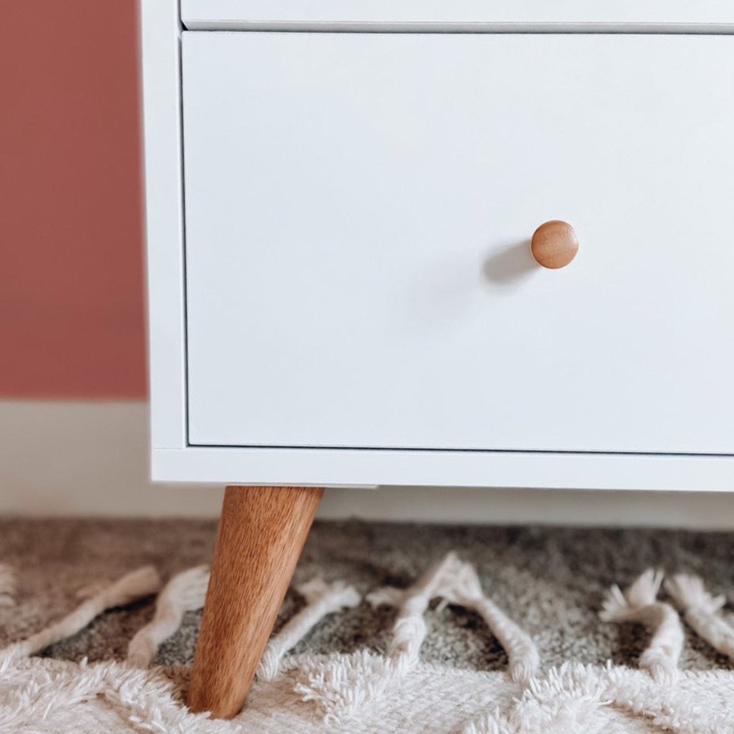 Dadada Austin 5-Drawer Dresser - White / Natural