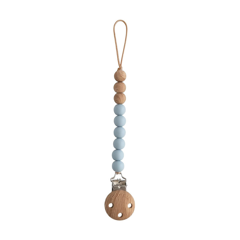 Mushie Silicone Pacifier Clip - Eva - Cloud