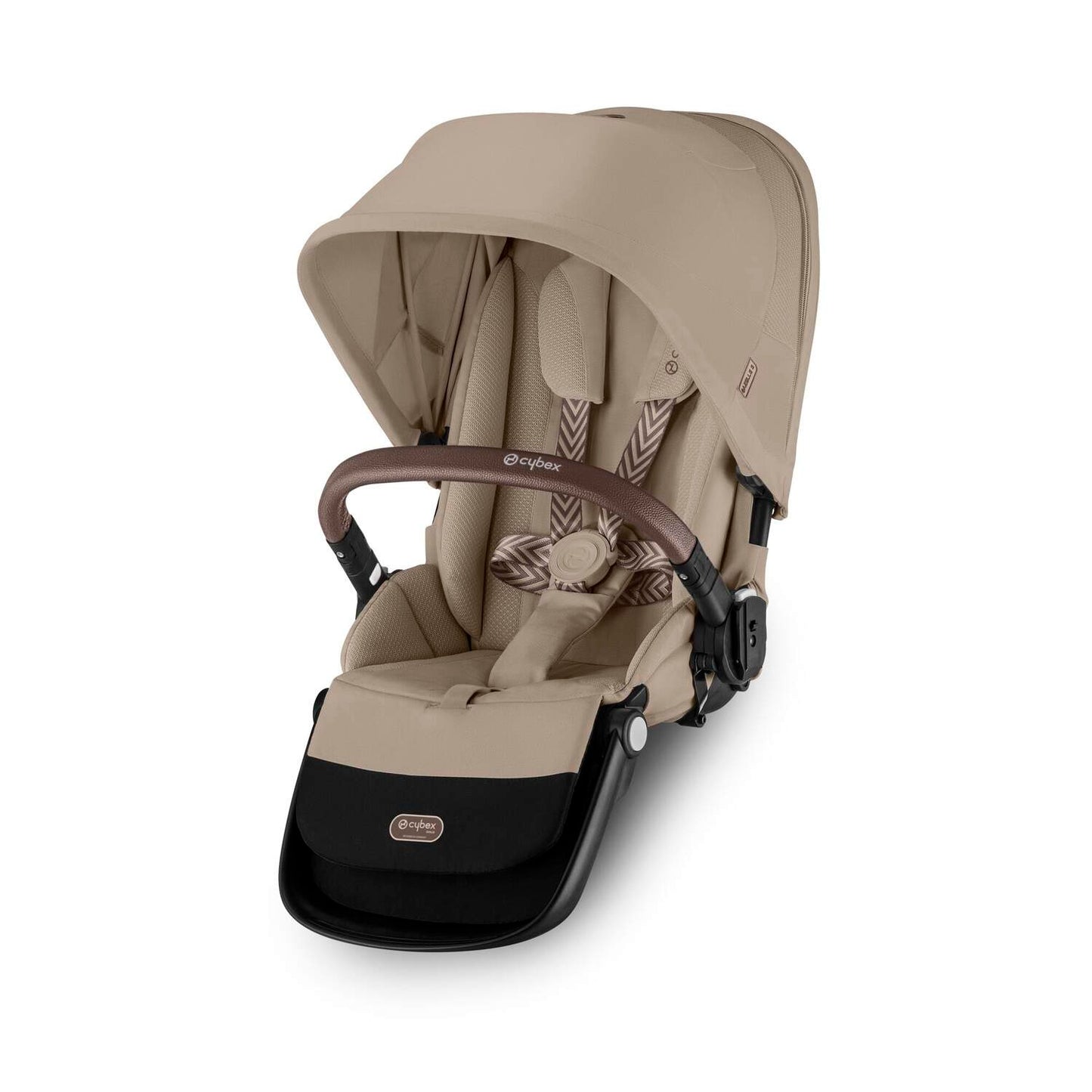 Cybex e-Gazelle S Second Seat - Almond Beige with Taupe Frame