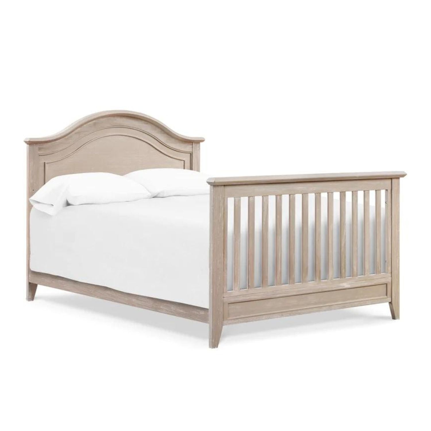 Monogram by Namesake Beckett Rustic 4-in-1 Convertible Curve Top Crib (Franklin and Ben) - Sandbar