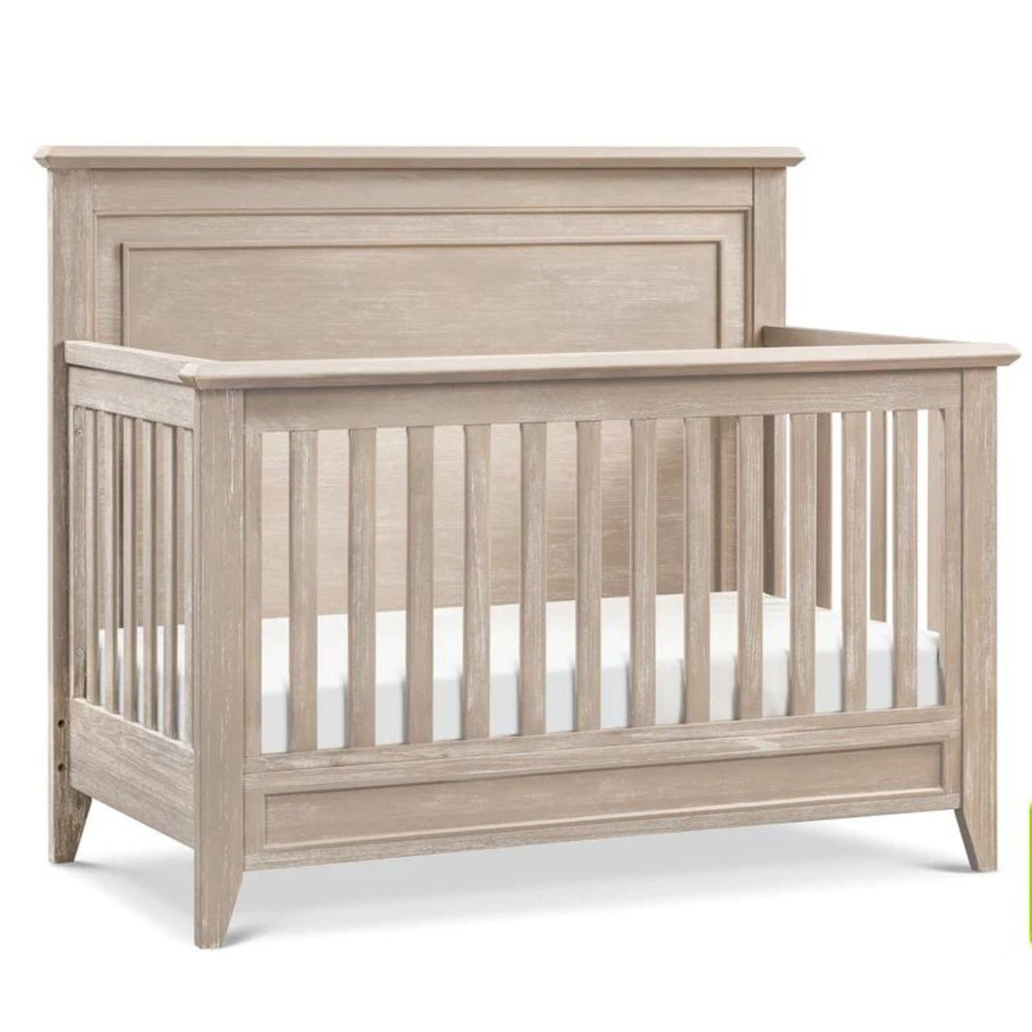 Monogram by Namesake Beckett Rustic 4-in-1 Convertible Flat Top Crib (Franklin and Ben) - Sandbar