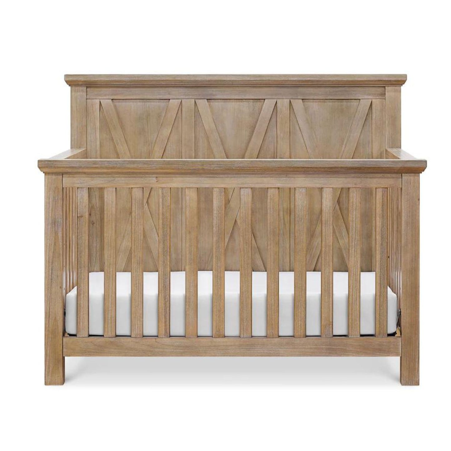 Monogram by Namesake Emory Farmhouse 4-in-1 Convertible Crib (Franklin and Ben) - Driftwood