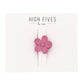 High Fives Flower Hair Claw Clips - 1.35" - Dusty Pink