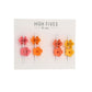 High Fives Mini Daisy Hair Claw Clips - Set of 8 - Matte Warm Tones