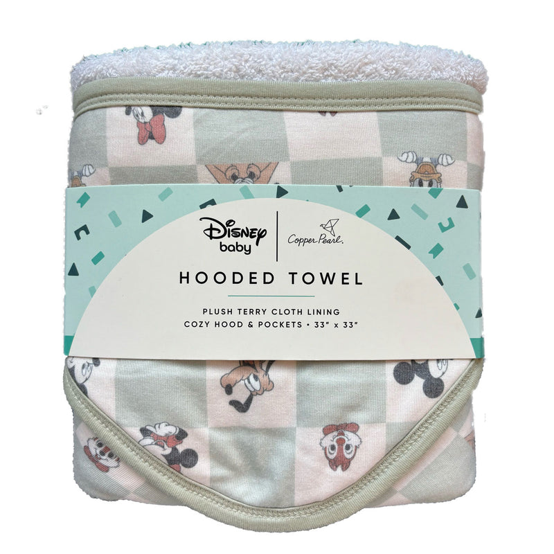 Copper Pearl Knit Hooded Towel - Mickey Mouse and Friends