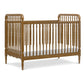 Namesake Liberty 3-in-1 Convertible Spindle Crib with Toddler Bed Conversion Kit - Natural Walnut