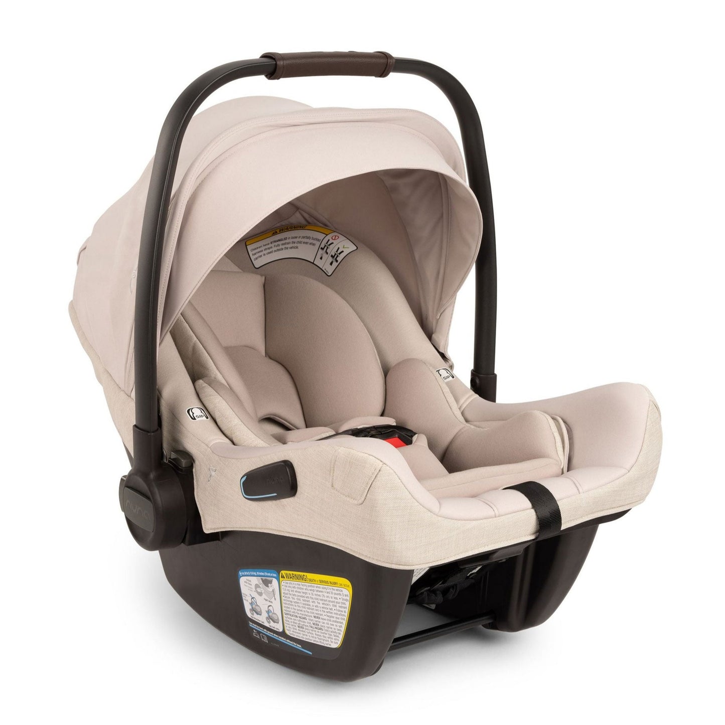 Nuna PIPA Aire RX Infant Car Seat with RELX Base - Biscotti