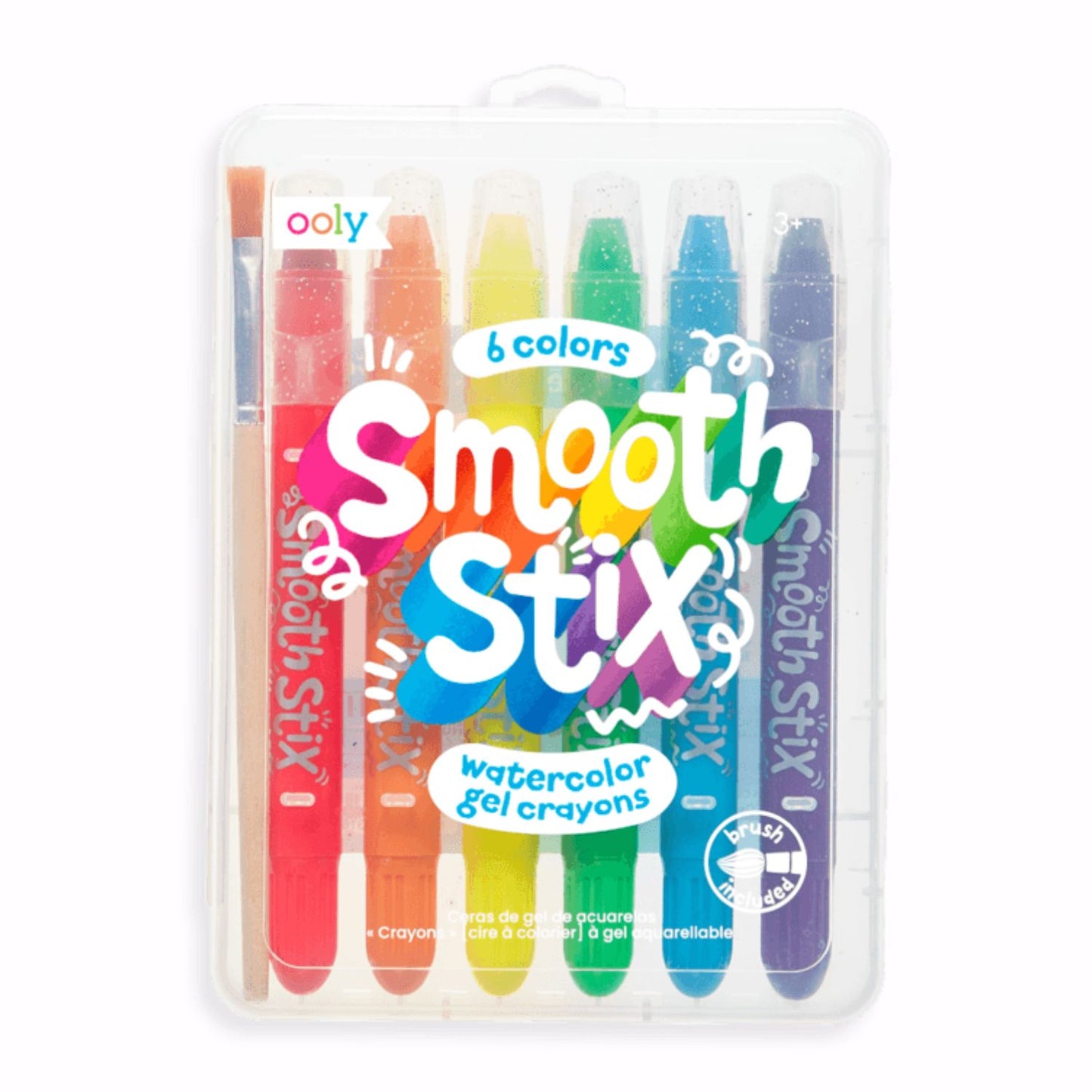 Smooth Stix Watercolor Gel Crayons - Set of 6